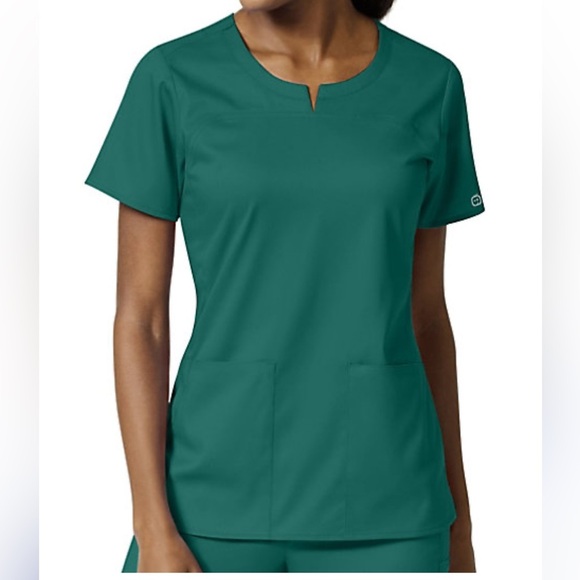 Wonderwink PRO Hunter Green women’s scrub top size small - Picture 1 of 10